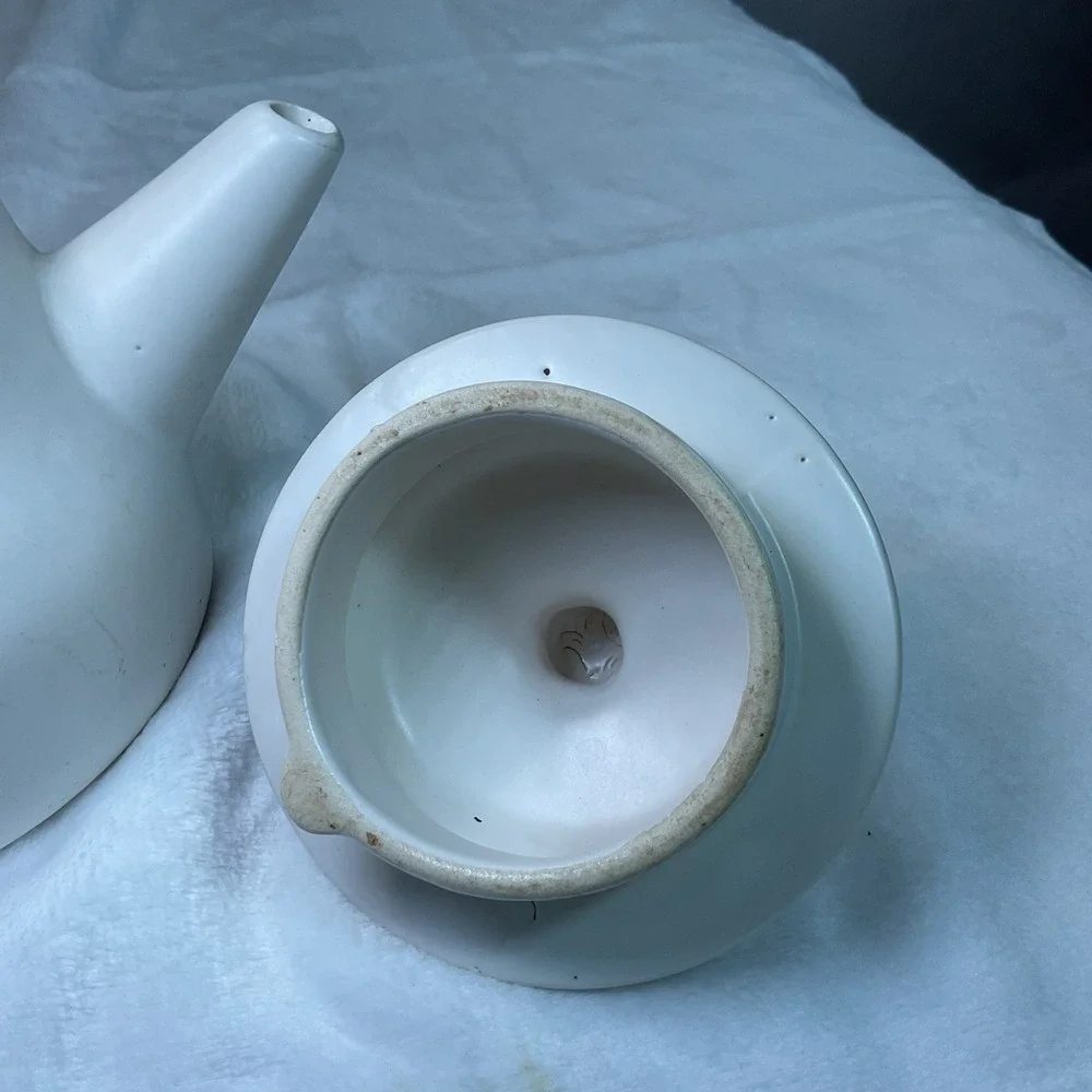 Vintage McCoy Pottery Spice Delight Teapot w/ Lid – Veggie & Mushroom Design